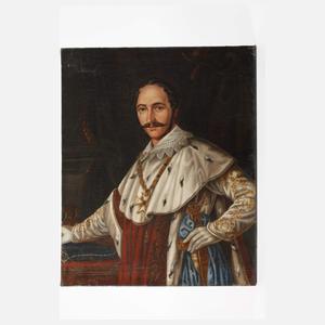 König Maximilian II. von Bayern im Krönungsornat