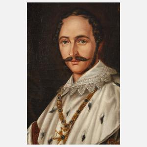 König Maximilian II. von Bayern im Krönungsornat