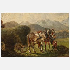 Paar oberbayerische Erntelandschaften