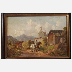 Paar oberbayerische Erntelandschaften