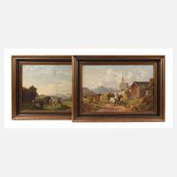 Paar oberbayerische Erntelandschaften111