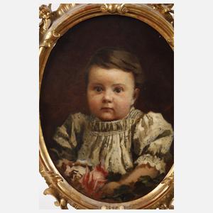 Kinderbild im Prunkrahmen