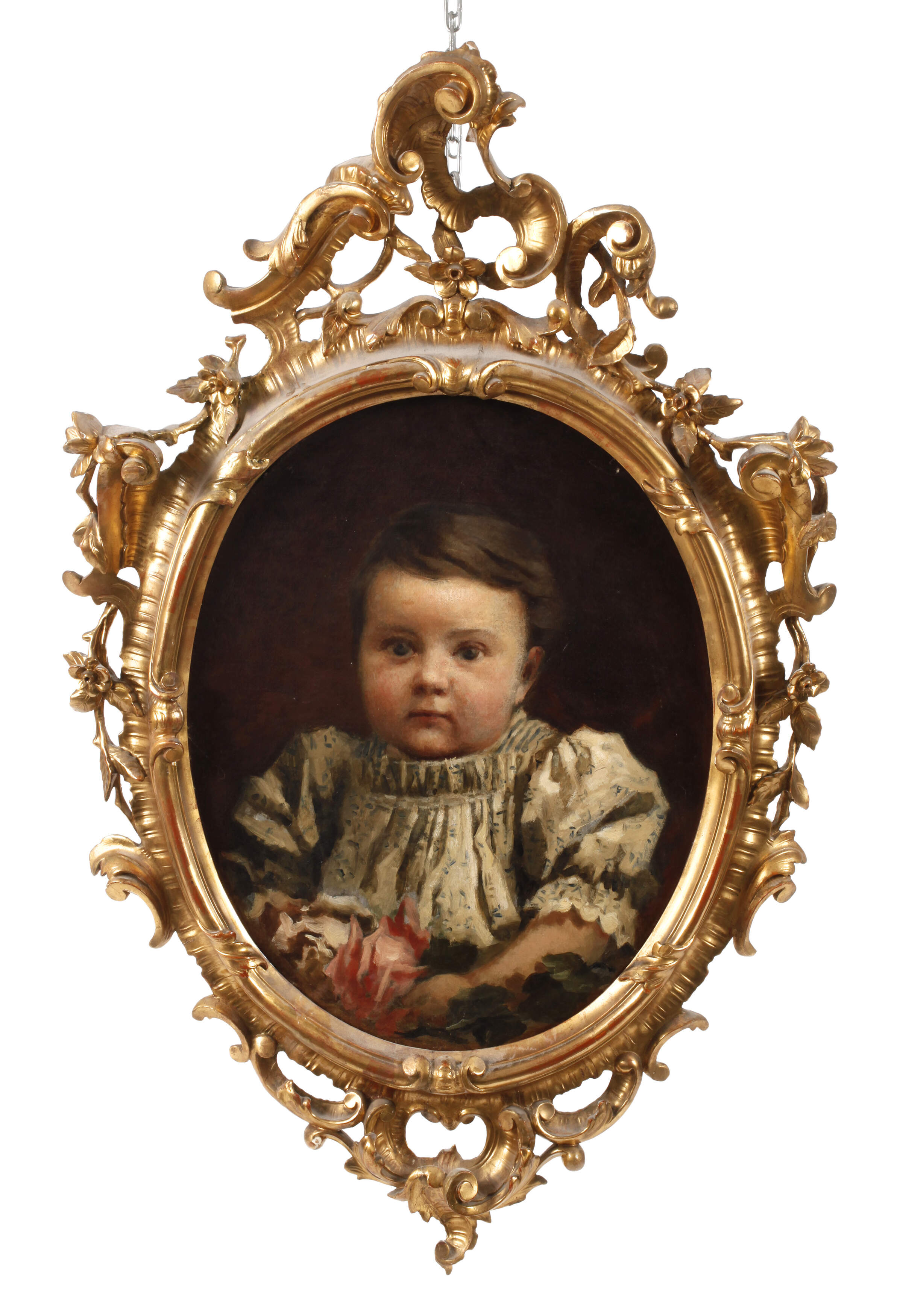 Kinderbild im Prunkrahmen