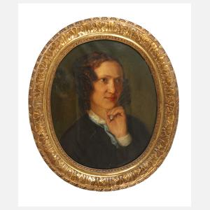 Frauenportrait Biedermeier