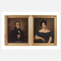 Paar Biedermeier-Portraits111