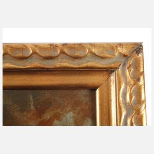 Damenportrait vor Flusslandschaft