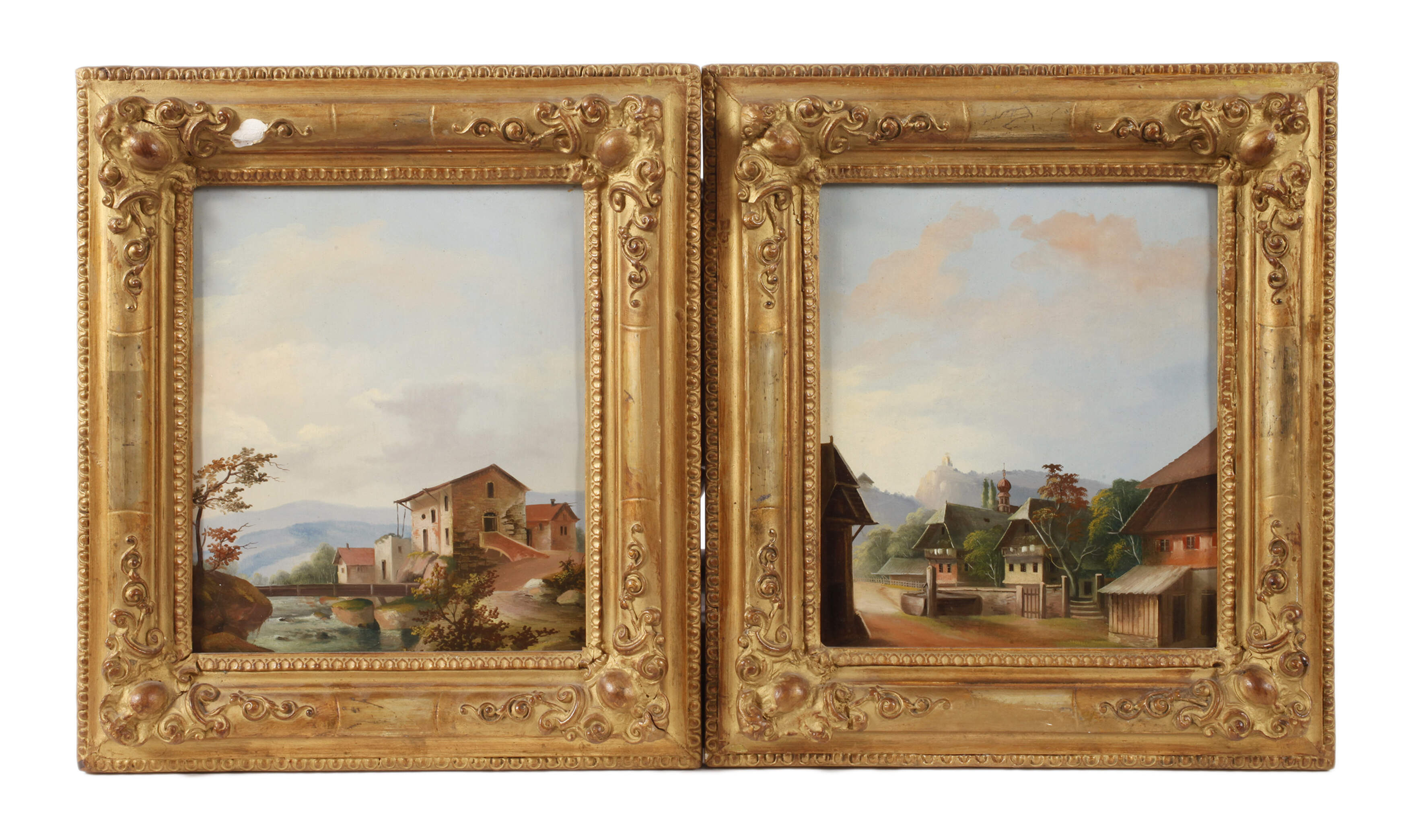 Zwei Mittelgebirgslandschaften