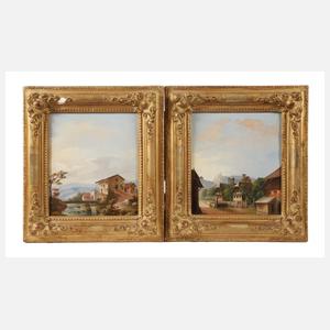 Zwei Mittelgebirgslandschaften