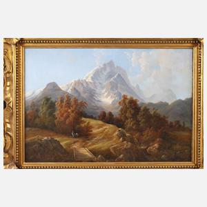 Spätsommerliche alpine Hochgebirgslandschaft