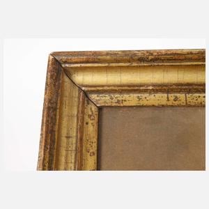 Hügelige Landschaft mit aufziehendem Gewitter