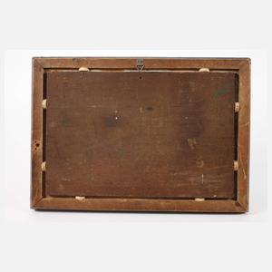 Hügelige Landschaft mit aufziehendem Gewitter