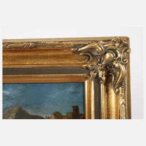 Mediterrane Landschaft mit Hirten