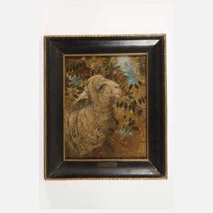 Arpad Bálint, Lamm in Frühlingslandschaft