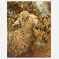 Arpad Bálint, Lamm in Frühlingslandschaft111