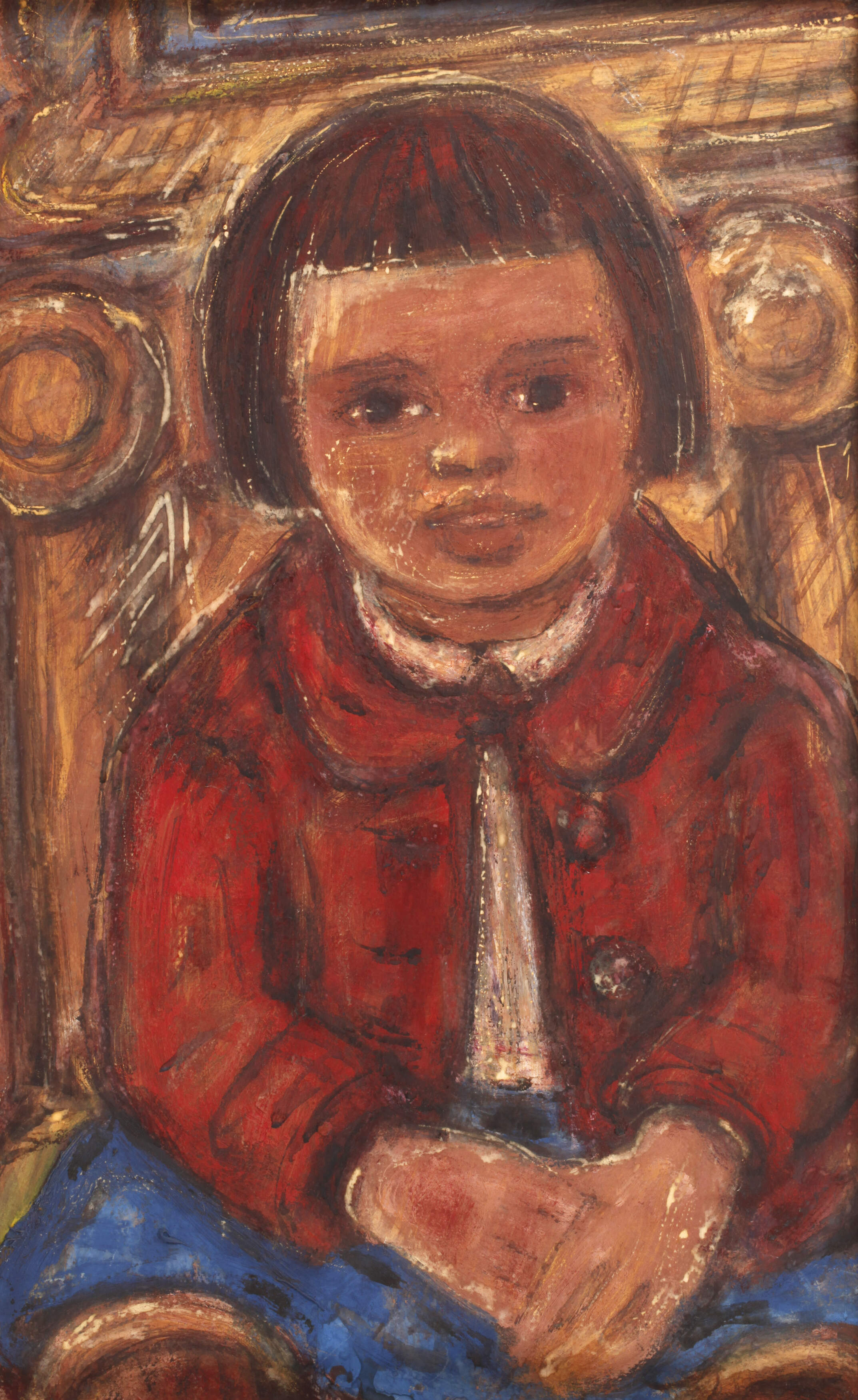 Tina Bauer-Pezellen, attr., Sitzendes Kind