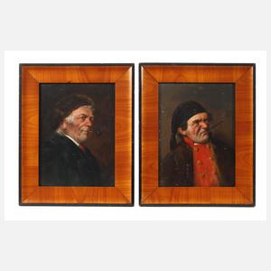 Berger, Paar Charakterköpfe