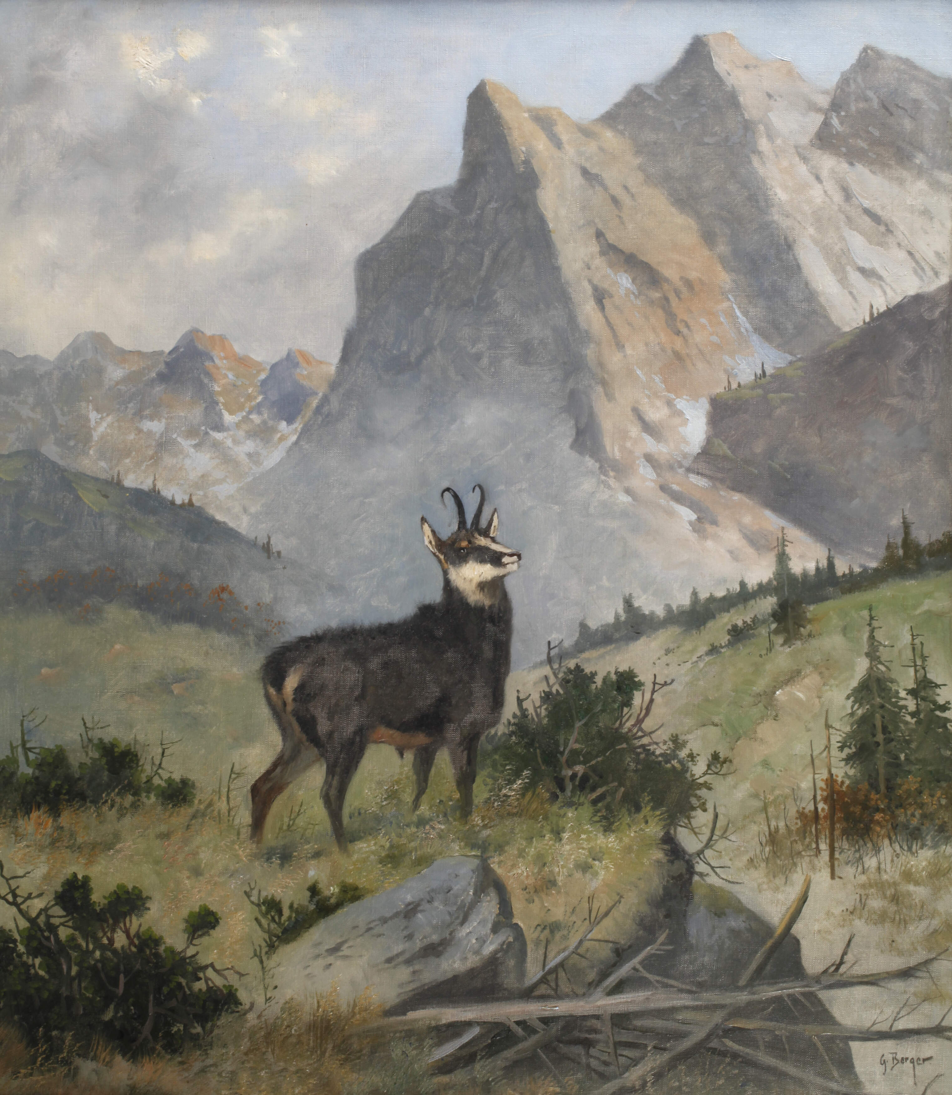 Georg Berger, Gams im Gebirge
