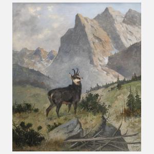 Georg Berger, Gams im Gebirge