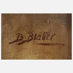 Bruno Blätter, Klosterbruder im Weinkeller