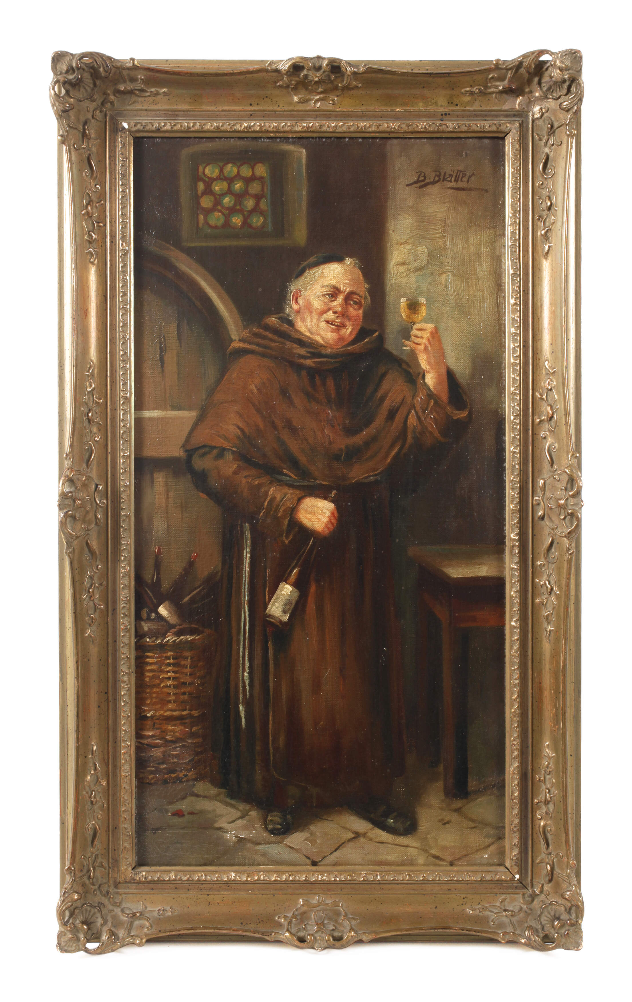 Bruno Blätter, Klosterbruder im Weinkeller