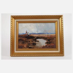 Emil Brehm, Feldarbeiter im Moor