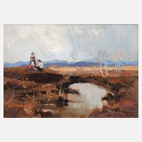 Emil Brehm, Feldarbeiter im Moor111