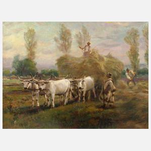 Károly Cserna, Heuernte