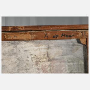 Adolf de Haer, "Badende Mädchen am Rhein"