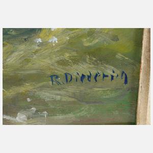 Rudolf Diederich, Paar Landschaftsgemälde