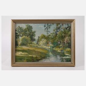 Rudolf Diederich, Paar Landschaftsgemälde