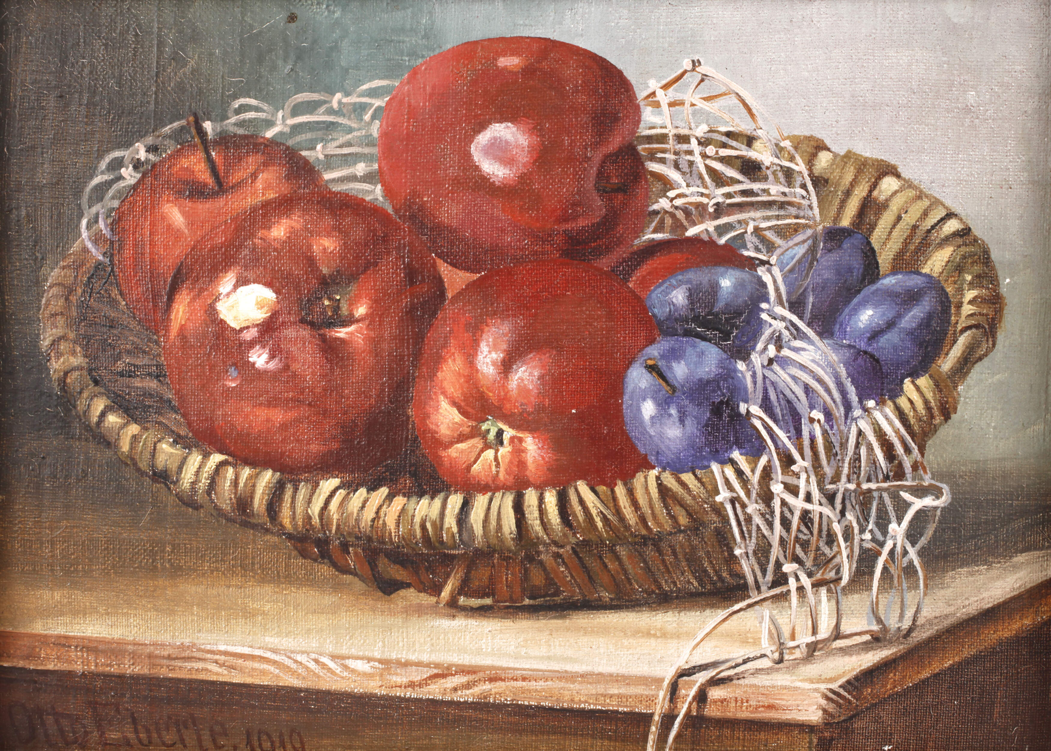 Otto Eberle, attr., Früchtestillleben