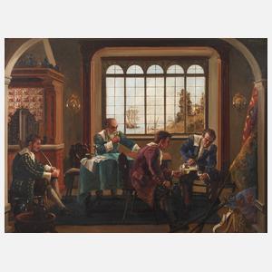 Curt Echtermeyer, Herrenrunde im Kaufmannskontor