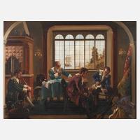 Curt Echtermeyer, Herrenrunde im Kaufmannskontor111