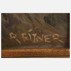 R. Eitner, Birkenallee in der Heide