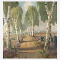R. Eitner, Birkenallee in der Heide111