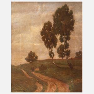 Anton Engelhard, Birken am Weg