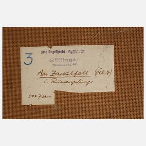 Otto Engelhardt-Kyffhäuser, "Am Zackelfall"