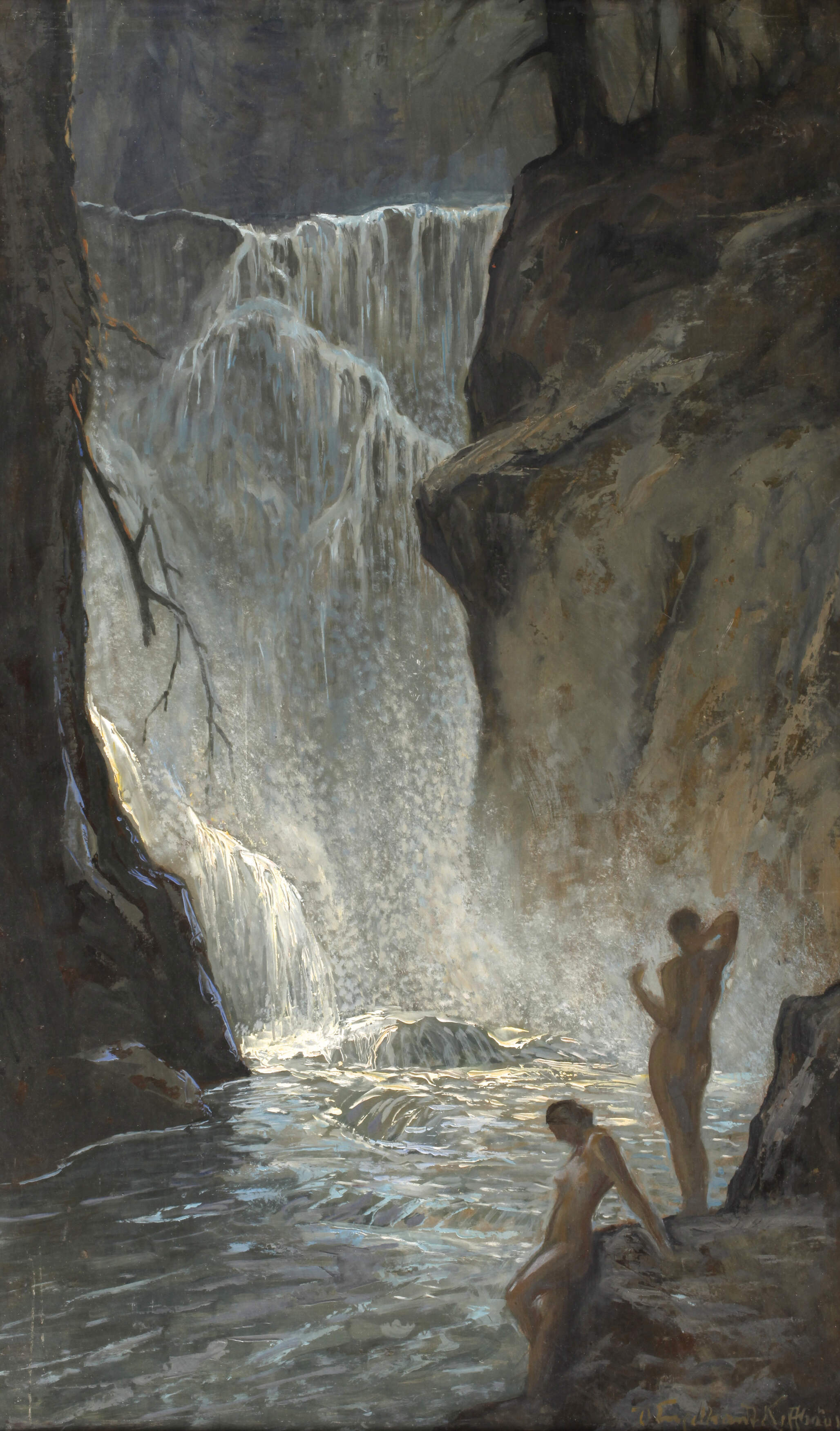 Otto Engelhardt-Kyffhäuser, "Am Zackelfall"