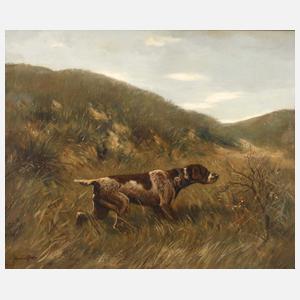 Jan Cornelis van Essen, Jagdhund in den Dünen