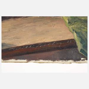 Willi Freitag, Sommerblumenstrauß im Fenster