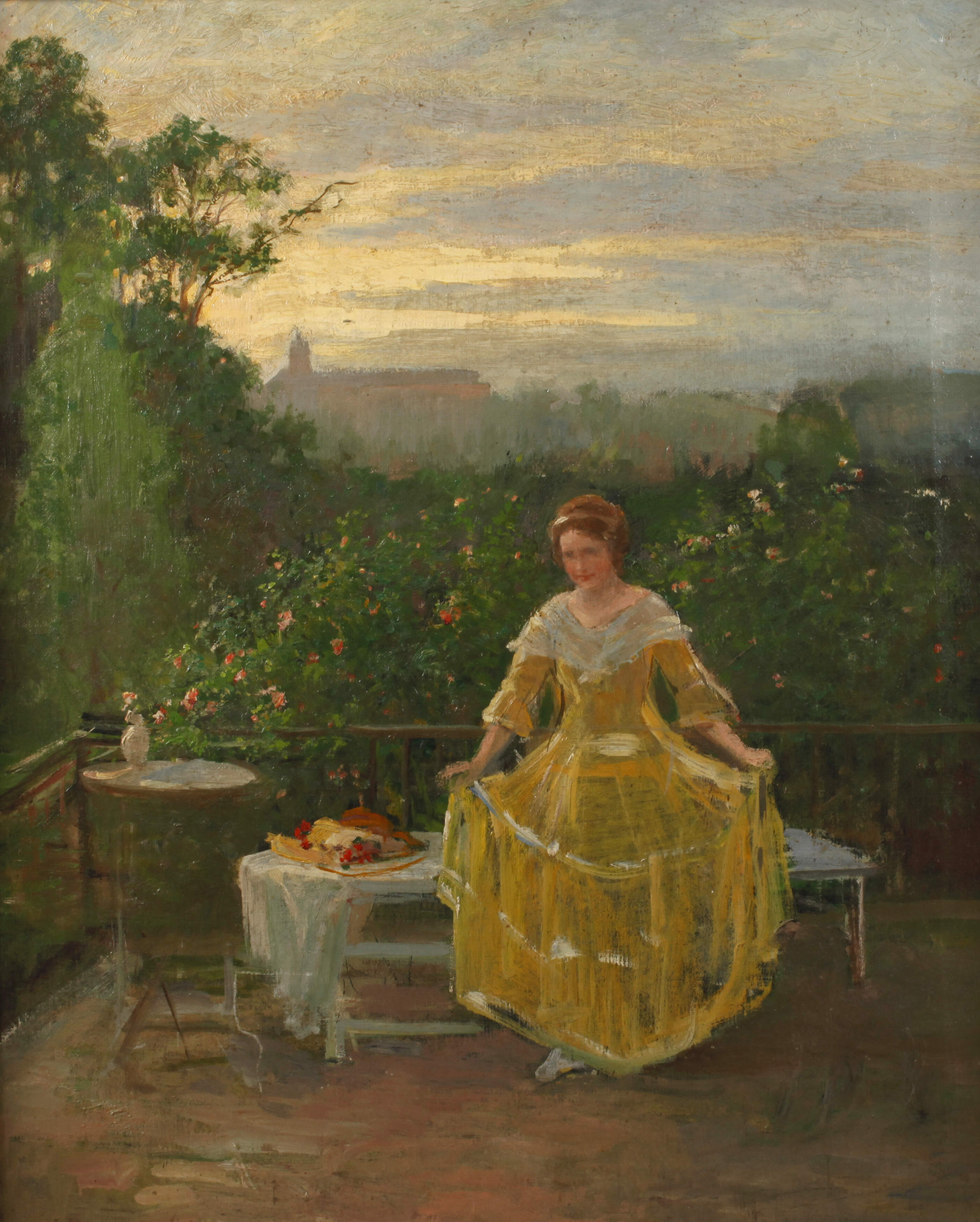 Otto Fröhlich, attr., "Die Anprobe"