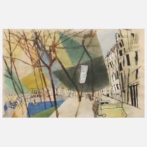 Xaver Fuhr "Straße im Sommer"