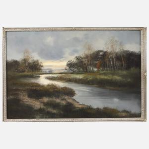 Gerhard Geidel, Abend am Fluss