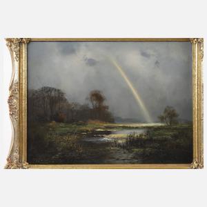 Gerhard Geidel, Regenbogen am Fluss