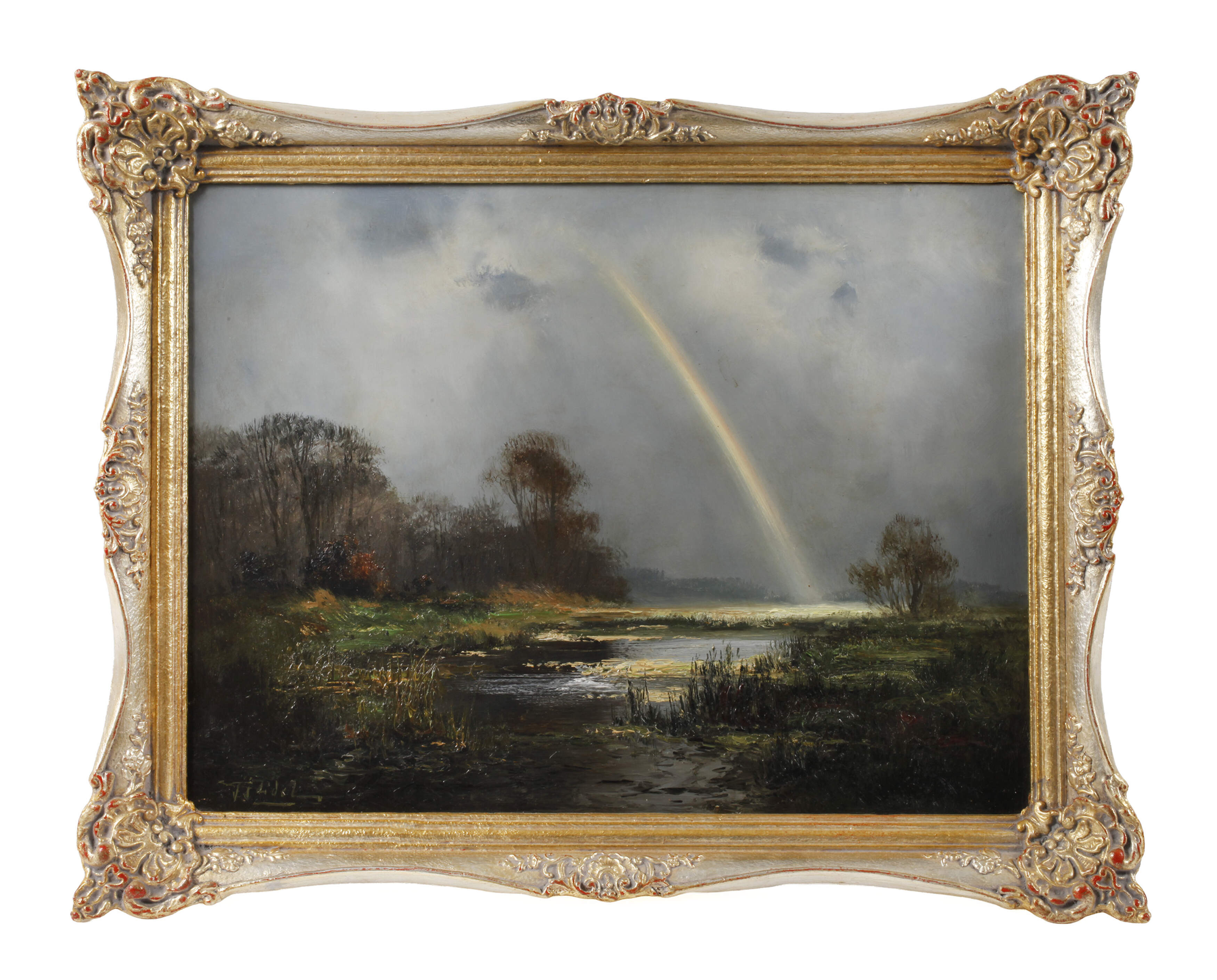 Gerhard Geidel, Regenbogen am Fluss