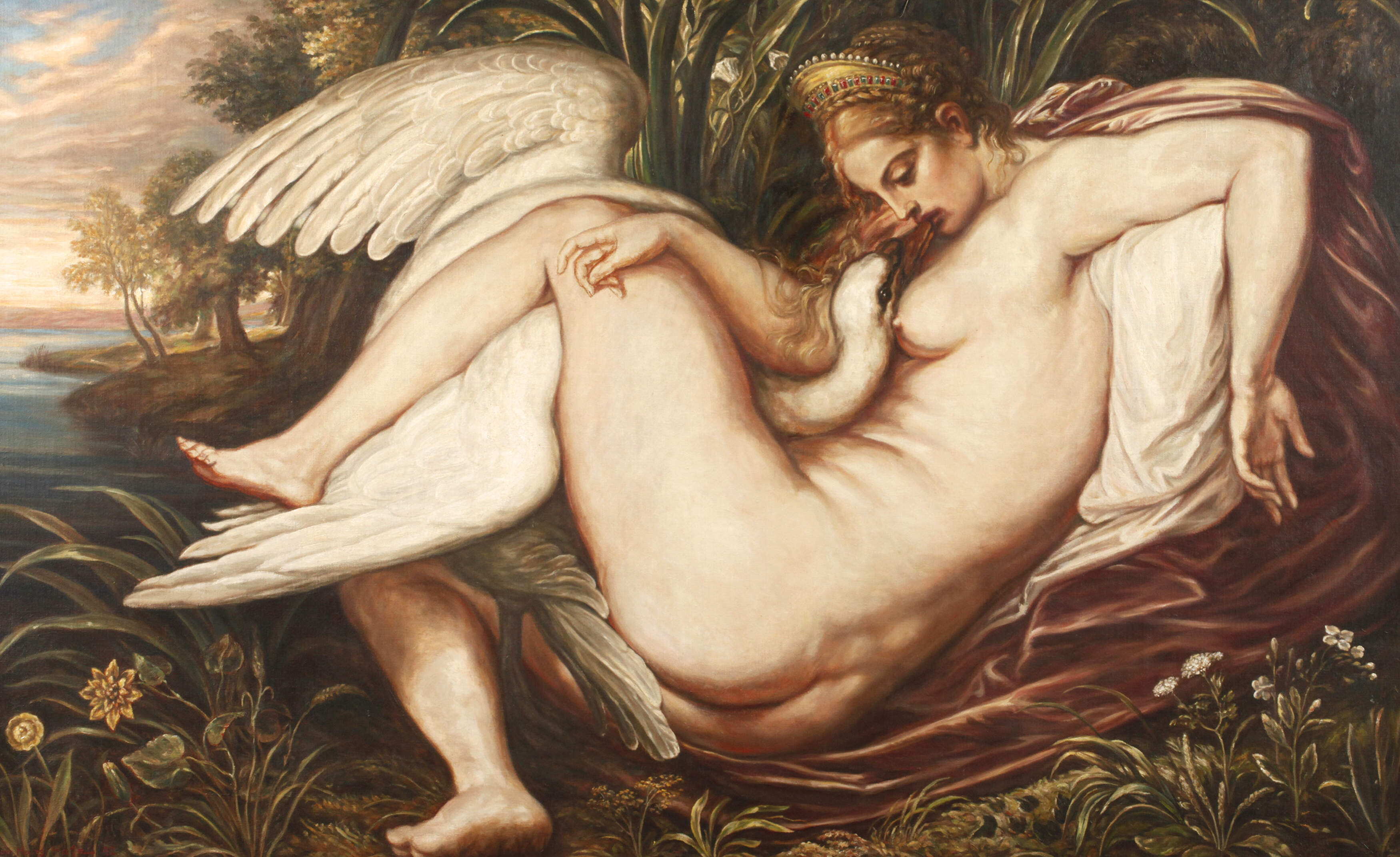 Hans Hafe, "Leda mit dem Schwan"