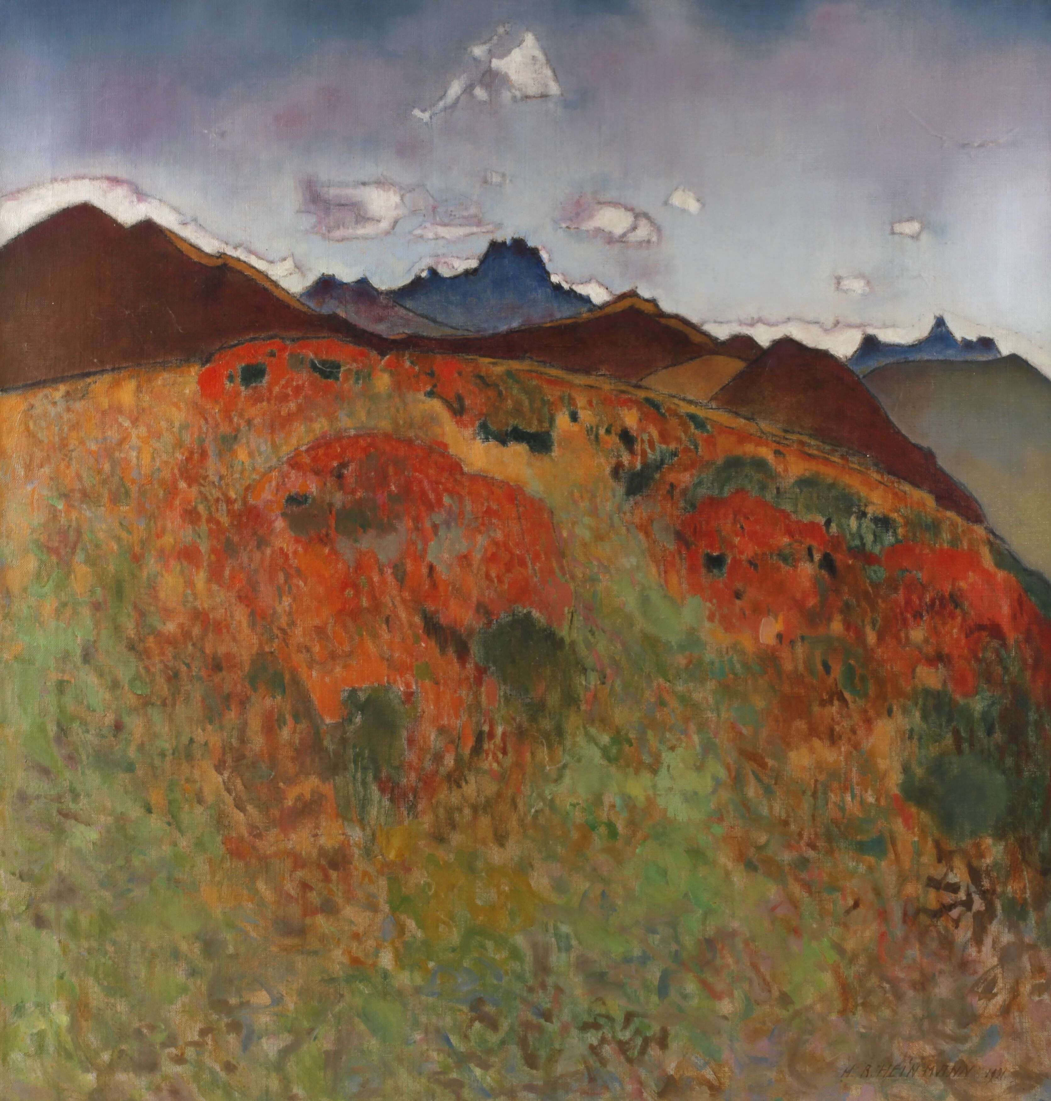 Hans Richard Heinmann, Alpine Landschaft
