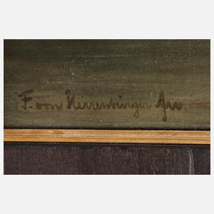 F. von Herrenburger, Windmühle im Mondenschein