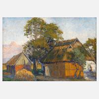 Carl Hessmert, "Abend-Gehöft in Pommern"111