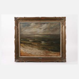 Karel Hodr, "Trübe Stimmung" am Meeresstrand